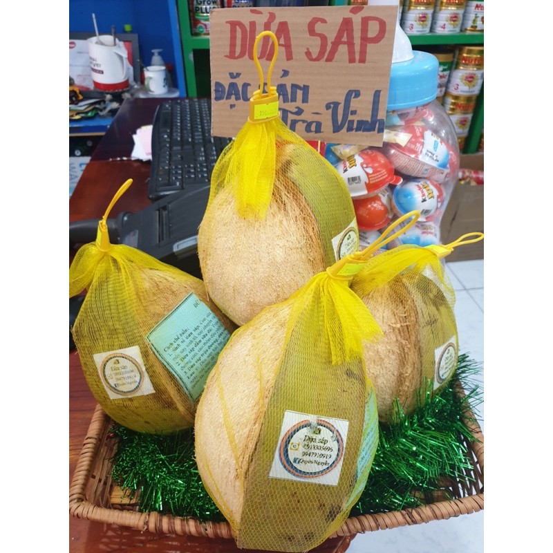 Dừa sáp đặc sản Trà Vinh