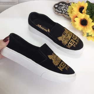 [Slip on] Giày lười nữ thêu (kèm ảnh thật)