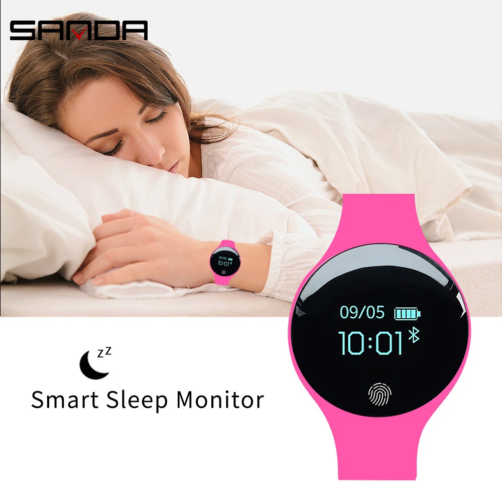 SANDA SD01 Top Brand Colorful Multifunctional Smart Bracelet Smart Touch Record motion Sleep screen Super long standby mode