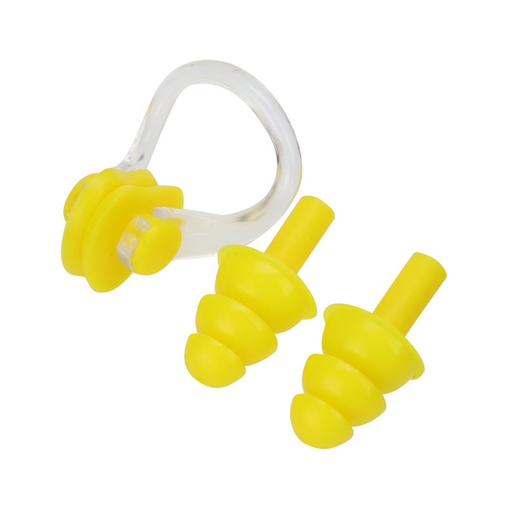 [Global] Silicone Swimming Nose Clip with Ear Plugs Set for Swimming or Other Watersports