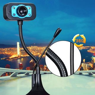 Webcam Máy Tính Có Đèn Led 4 Bóng