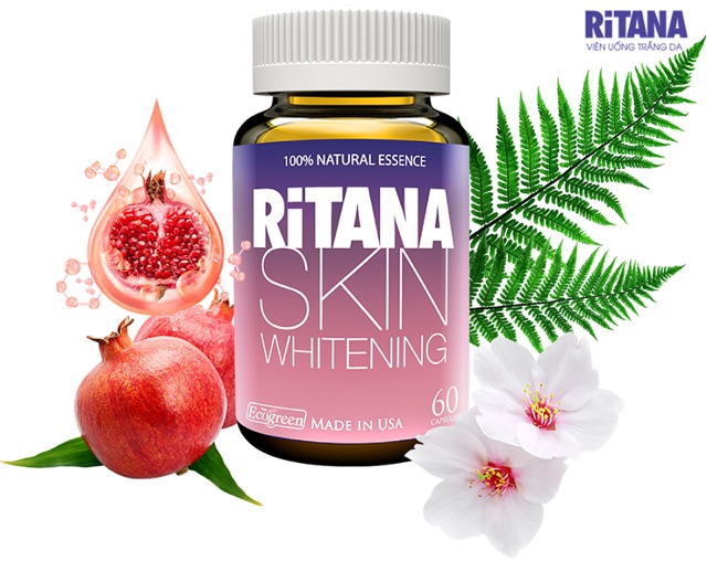 Viên uống trắng da RiTANA Bật Tông Trắng Hồng,  Làm Mờ Sạm Nám, làm chậm lão hóa da...Chống nắng từ bên trong | BigBuy360 - bigbuy360.vn