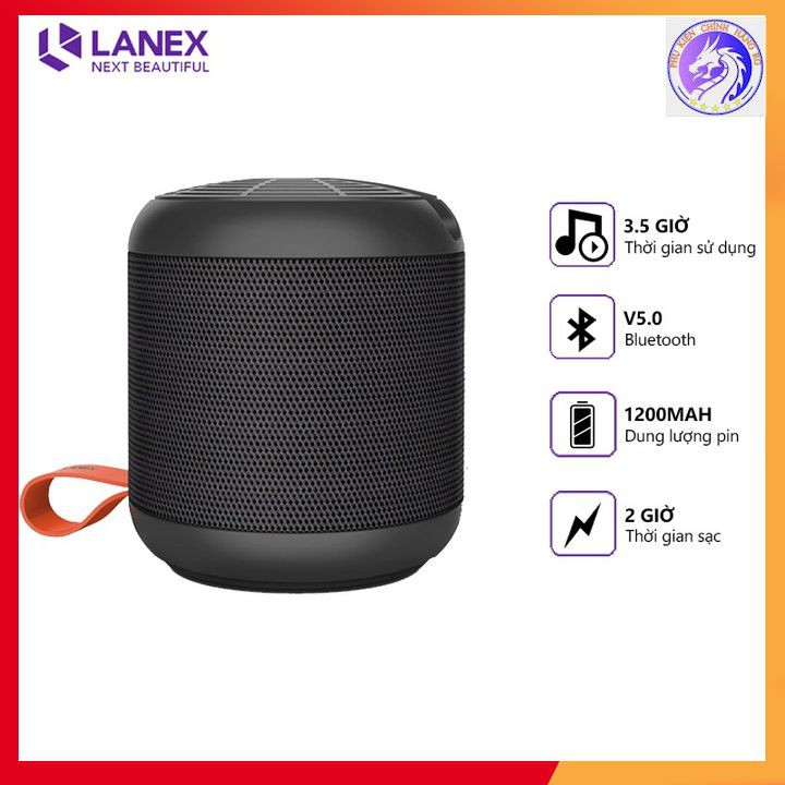 Loa Bluetooth LANEX LSK - W05 V5.0 Âm Nhạc Sống Động Pin Trâu Có Giá Đỡ Tương Thích Nhiều Thiết Bị