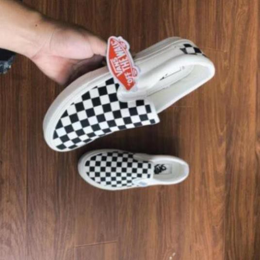 Giày 𝐕𝐀𝐍𝐒 Caro Lười🔥𝐒𝐢ê𝐮 𝐑ẻ🔥 Slipon Đủ Size Nam Nữ Full Box BiIl | BigBuy360 - bigbuy360.vn