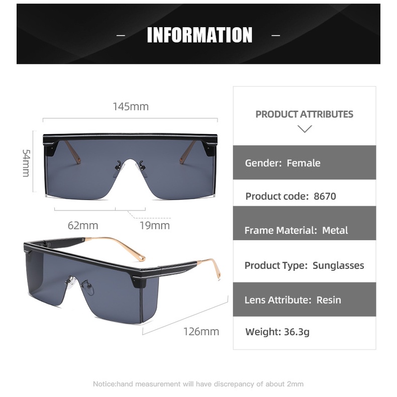 Kính Mát Bản To Thời Trang 2022 Phong Cách Sang Trọng Dành Cho Nam Và Nữ