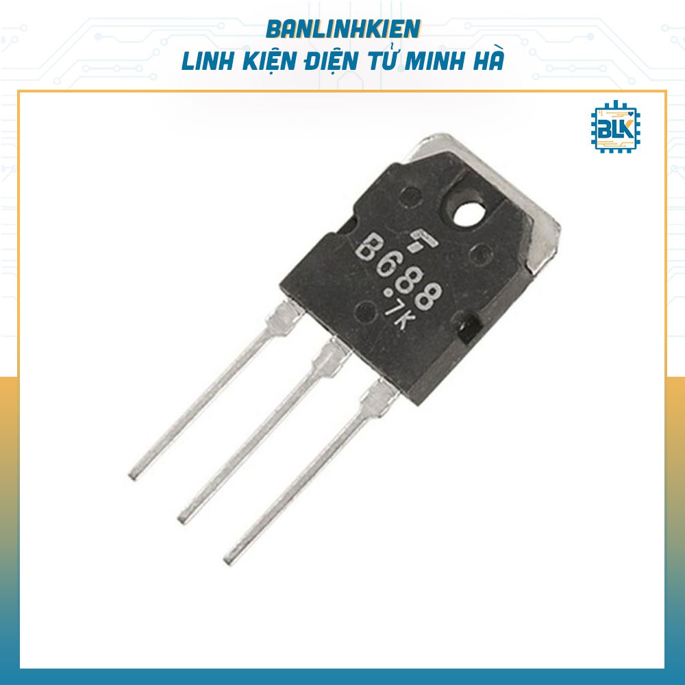 [Bán Linh Kiện] B688 TO247 TRANS PNP 8A 120V