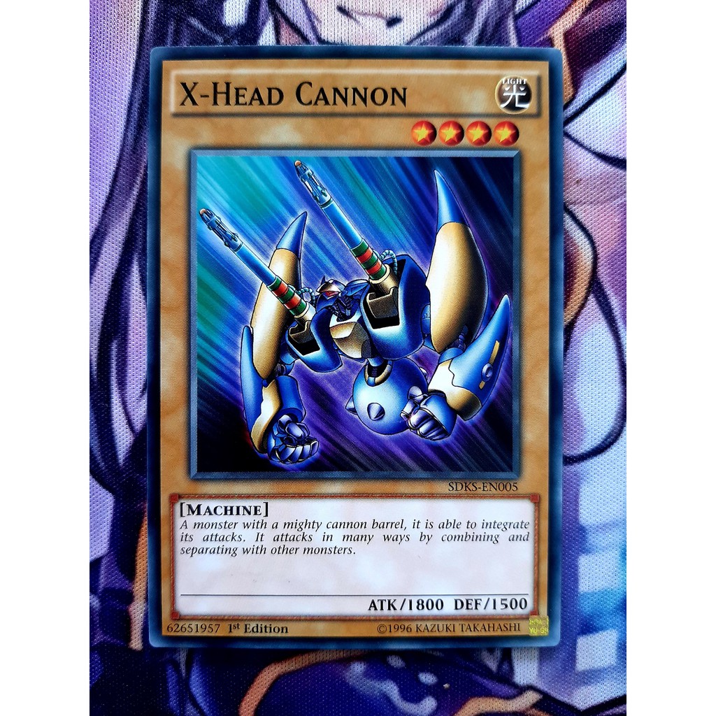 [ ĐẬU PHỘNG ] THẺ BÀI YUGIOH TCG - X-Head Cannon - SDKS-EN005 - Common 1st Edition