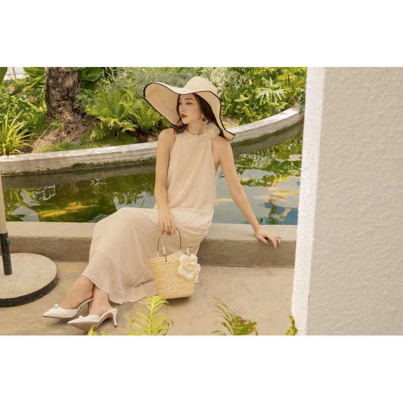 váy maxi dập li sachi dress | BigBuy360 - bigbuy360.vn