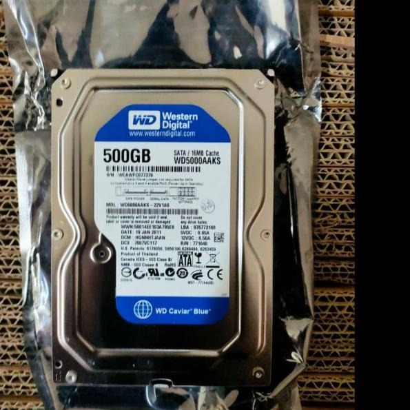 Ổ Cứng Ngoài 3.5 Inch Wd Blue 500gb Sata Hdd