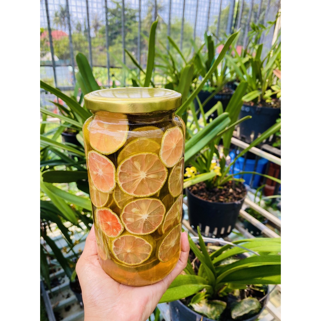 Chanh đào ngâm mật ong nguyên chất đặc biệt 1000gr