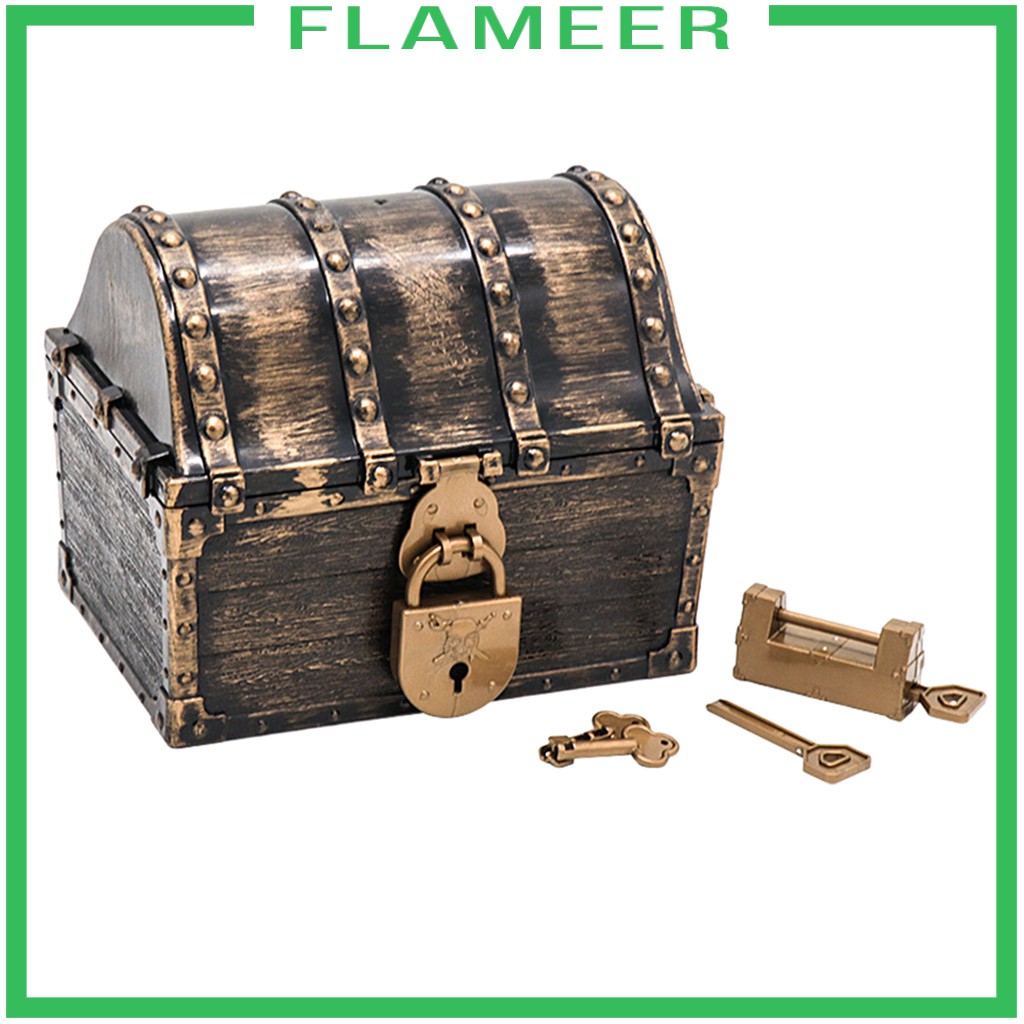 Hộp Đựng Trang Sức Hình Rương Kho Báu Hải Tặc Độc Đáo