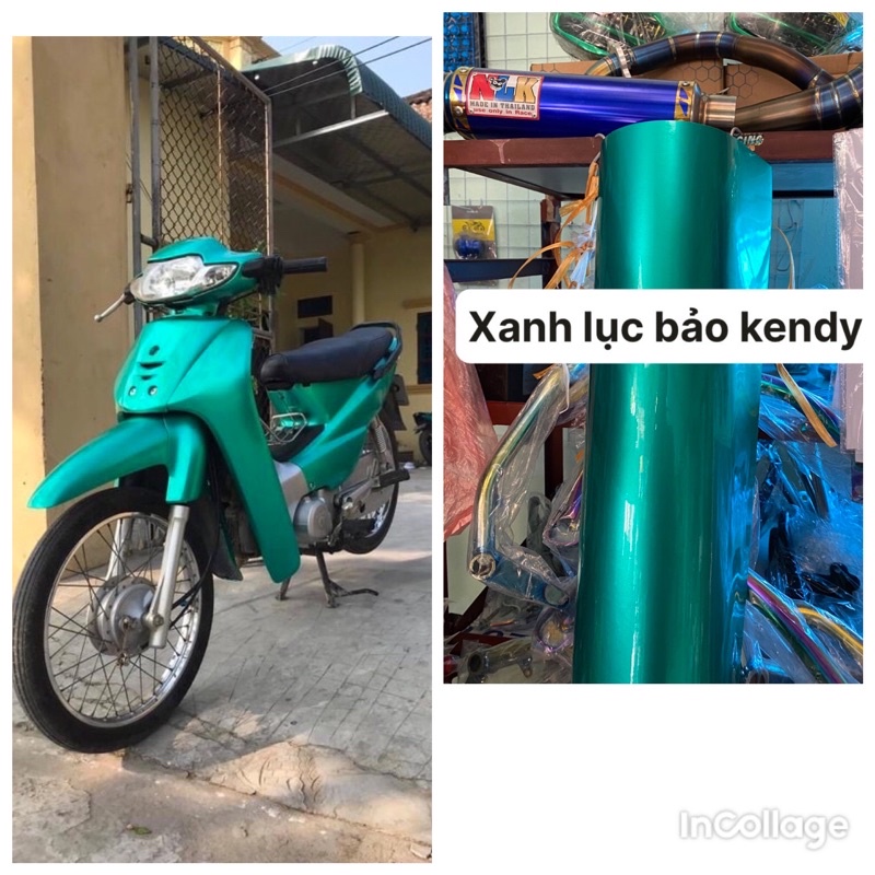 Decal Kendy Xanh Lục Bảo 3 Lớp Cao Cấp