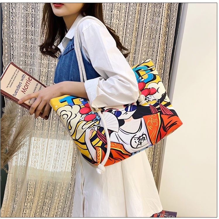 Túi xách đeo chéo nữ tote thời trang hàn quốc nhiều hoa tiết xinh xắn - TX12