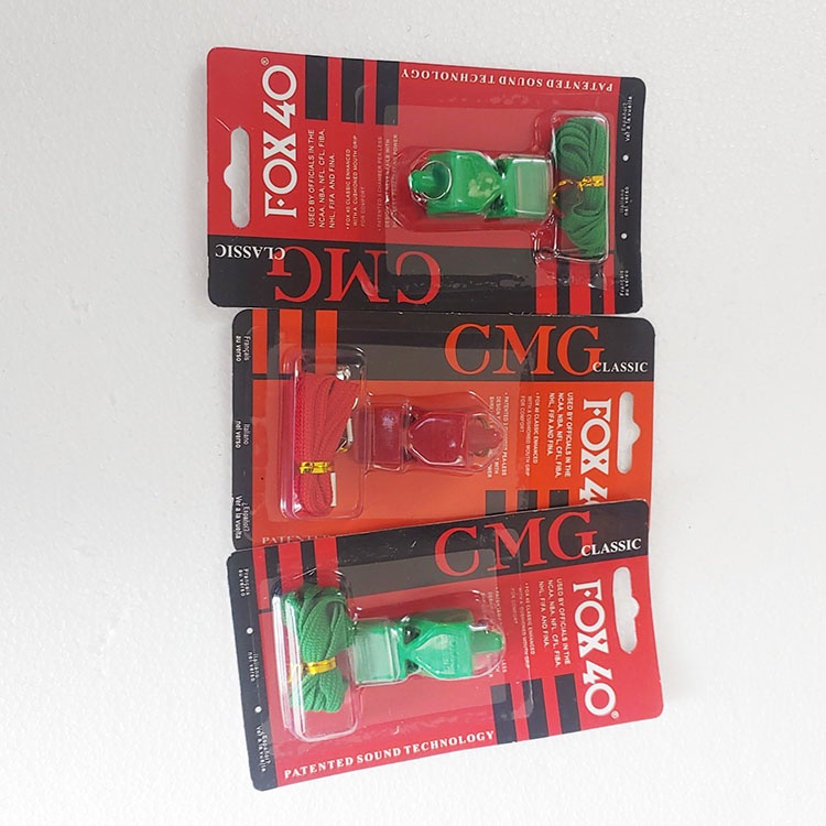 Còi nhựa Fox 40 - dụng cụ thể thao chuyên dùng cho trọng tài