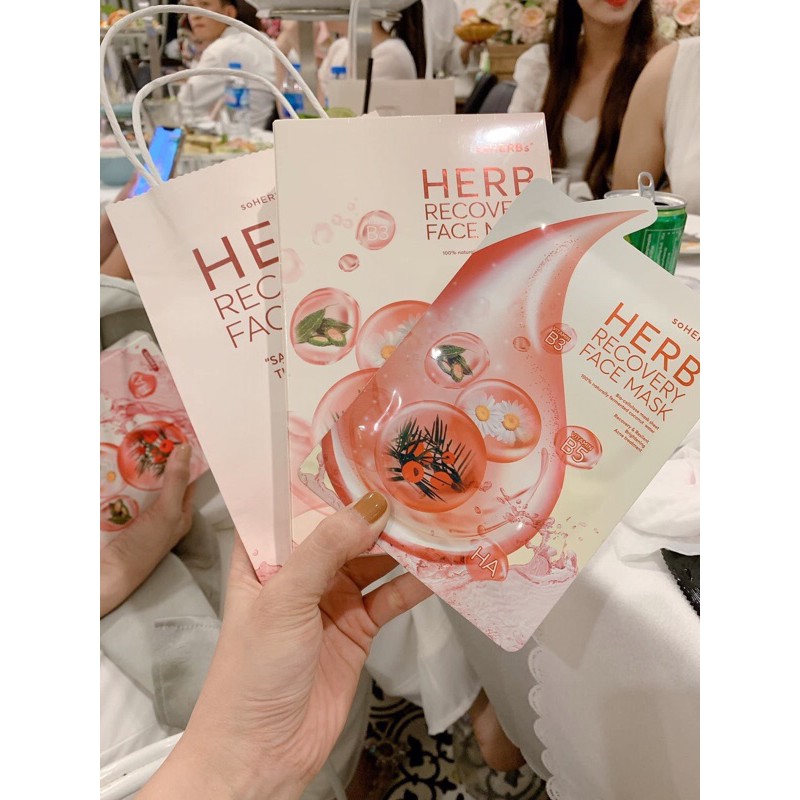 Mặt Nạ Herb Recovery Face Mask Hộp 7 miếng