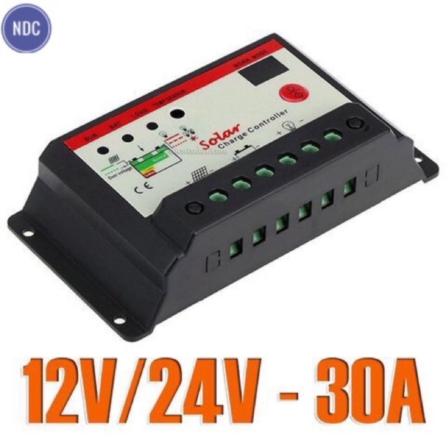 Bộ điều khiển sạc năng lượng 30A - 12/24V