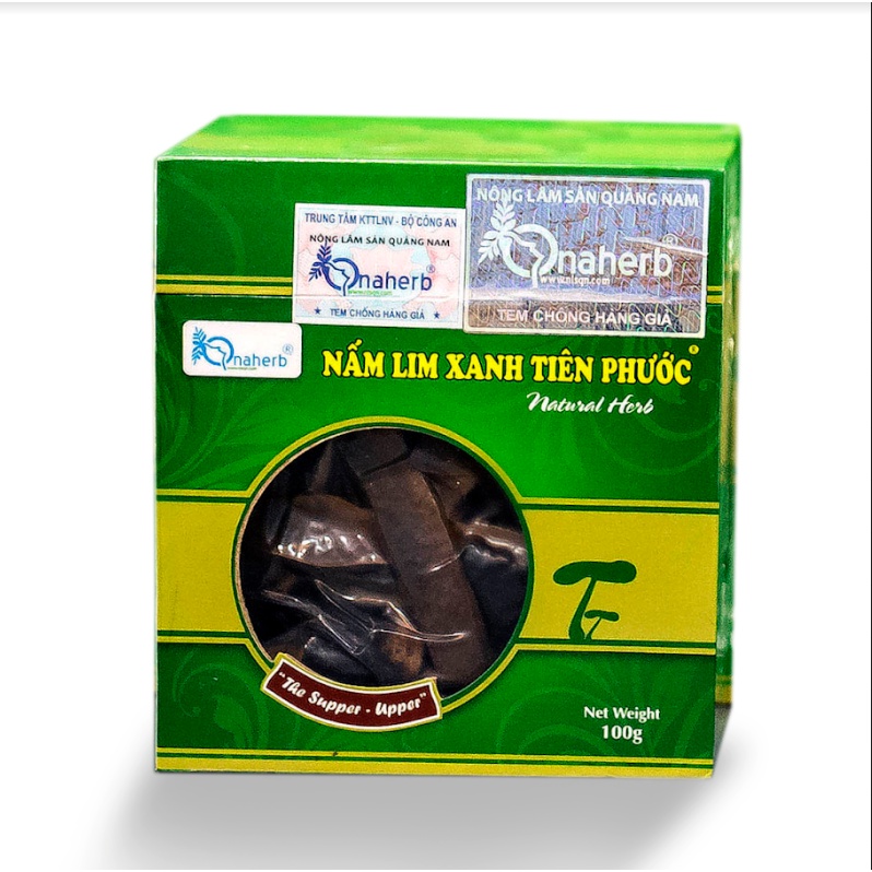 Nấm Lim Xanh thái lát 100 gram