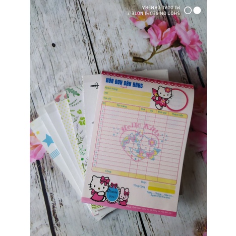 Hóa Đơn 2 Liên Hello kitty khổ A5