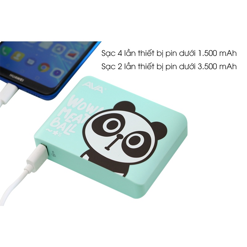 Sạc dự phòng 10.000 mAh A.V.A TS-D151