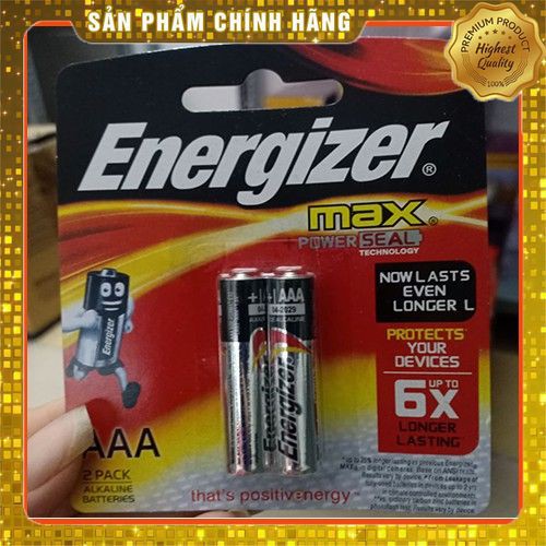 [Bán Sỉ]-Vỉ (2 Viên) Pin Tiểu 2A/3A Energizer-Pin AA/AAA Thanh Tú[Mua Ngay có Quà]