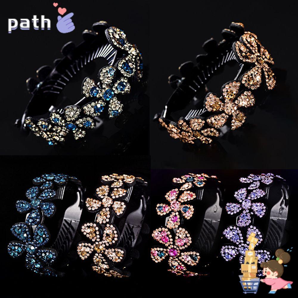 Kẹp Tóc Giúp Tạo Kiểu Tóc Búi Đính Hoa Cho Nữ