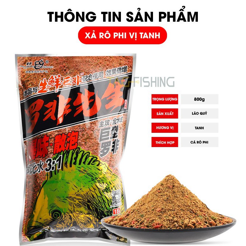 Mồi Câu Cá Rô Phi Lão Quỷ - Xả Rô Phi Tanh