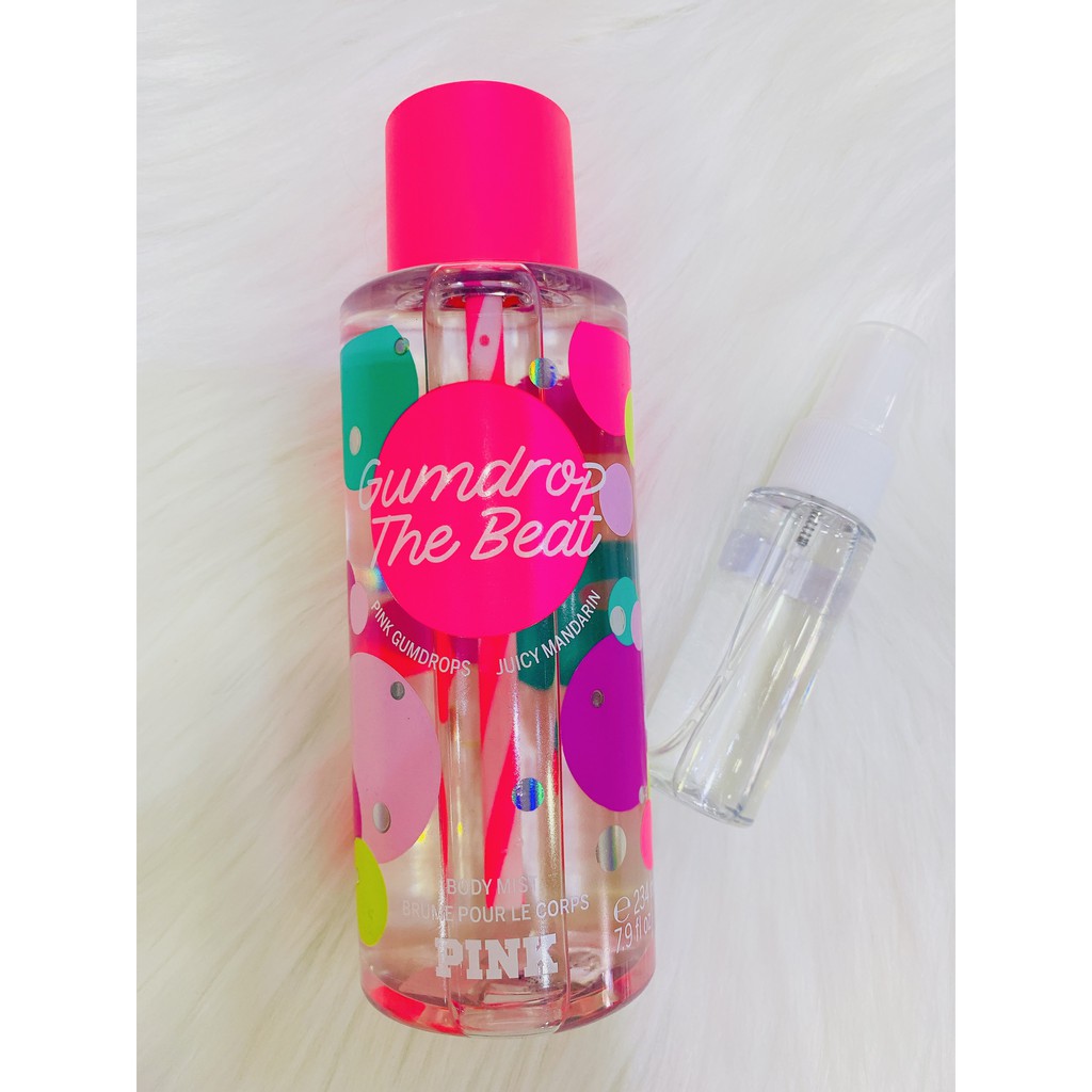 [Bill Mỹ]  Tester 30ml  Xịt thơm toàn thân PINK Victoria Secret Gumdrop the Beat