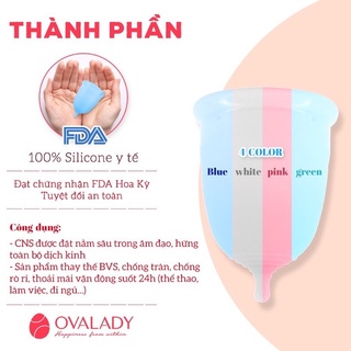 (MIỄN PHÍ ĐỔI CỐC) CỐC NGUYỆT SAN OVACUP
