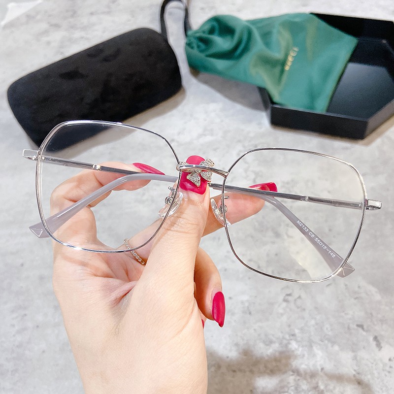 Mắt Kính Gọng Vuông Thời Trang Cho Nam Nữjz2133