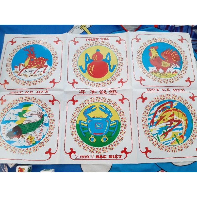 1 bộ bầu cua