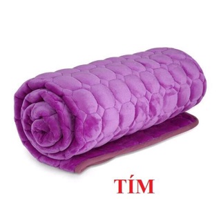 Thảm nỉ nhung trải giường 1m8 ( inbox chọn màu)