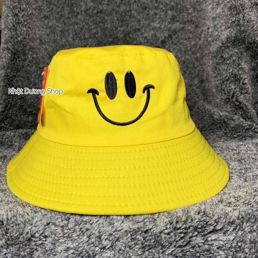 Nón tai bèo mặt cười đội 1 mặt - Chất liệu Cotton thoáng mát tạo nên sự độc đáo và mới mẻ