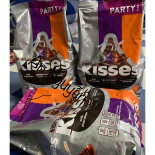 (300cục-883g) SOCOLA KISSES 3 màu HỖN HỢP USA