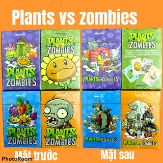 (5 phiên bản) Bộ 55 Thẻ Bài Trò Chơi Plants Vs Zombies