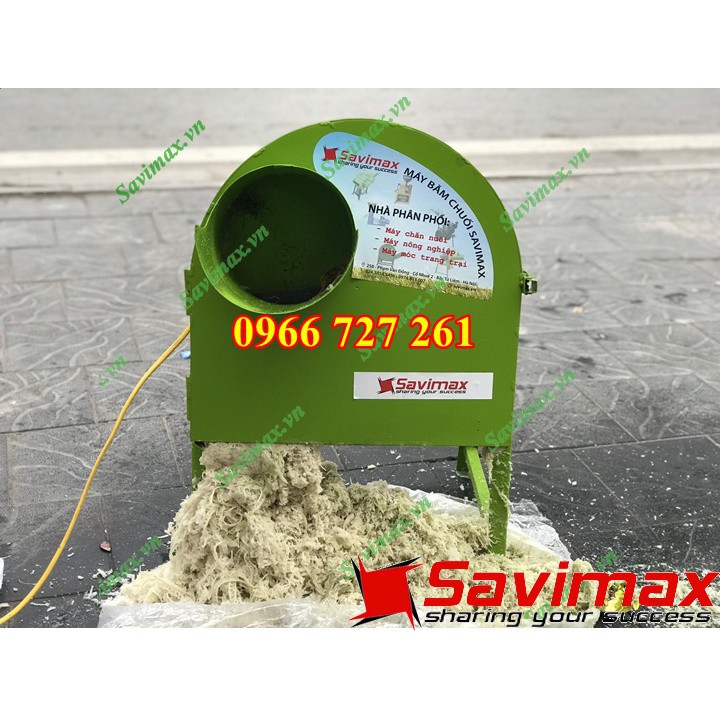 Máy băm chuối mịn, máy băm chuối nguyên cây Savimax 2021 cải tiến loại 1 - máy băm chuối mịn nguyên cây