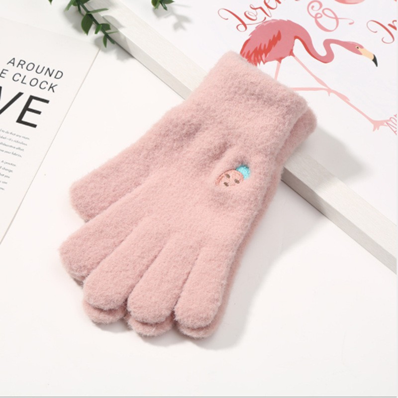 Găng Tay Len Giữ Ấm Hình Trái Cây Dễ Thương Cho Người Lớn