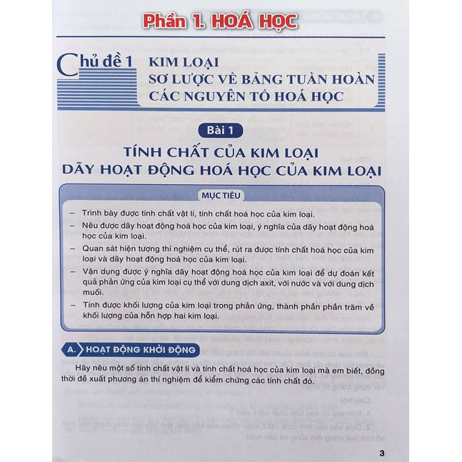 Sách Hướng dẫn học Khoa học tự nhiên lớp 9 - tập một (sách VNEN)