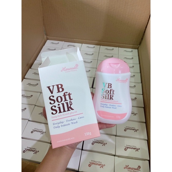 Dung dịch vệ sinh phụ nữ VB Soft Silk Hồng 150g( chính hãng cty 100%)