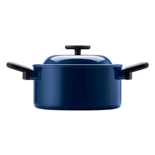 Nồi Chống Dính Decor Lock&Lock LDE1202IH 20cm, 3 Lít, Màu Xanh Navy, Dùng Được Bếp Từ - Hàng Chính Hãng - Happi House