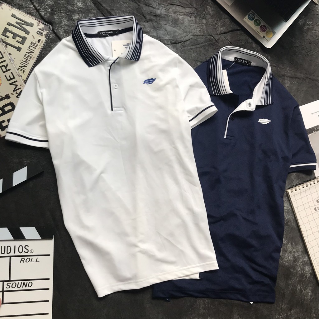 Áo Phông Nam 💕𝘍𝘳𝘦𝘦𝘴𝘩𝘪𝘱💕 Áo Thun Nam Tay Ngắn Có Cổ Pegasus Thun Cá Sấu Poly Mềm Mịn  2 Màu 4 Size - Mã PS0012 - STAND | BigBuy360 - bigbuy360.vn