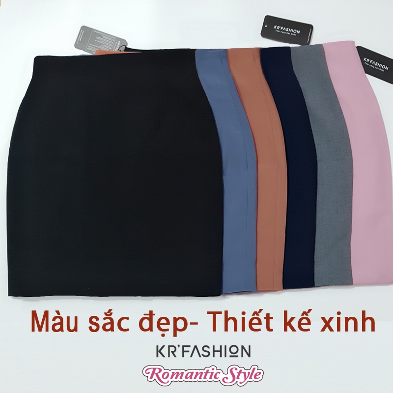 Chân váy công sở bút chì Cao Cấp- 2 Lớp SK2100 KRFashion style Hàn Quốc - Váy dài ngắn nữ đen đẹp Cạp cao, ôm co dãn tốt