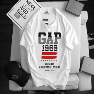 [Mẫu 2021 Giảm 50%] Áo thun nam cổ tròn GAP 1969 chất liệu thun cotton thấp hút mồ hôi co dãn 4 chiều