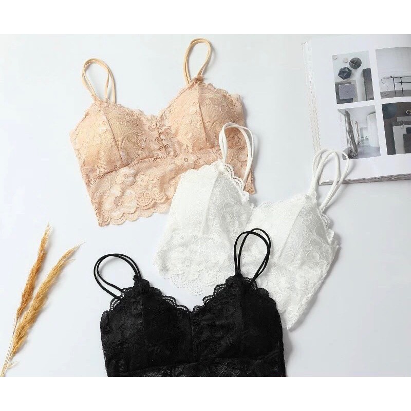 Áo Bralette ren mặc đơn hoặc kèm AL22