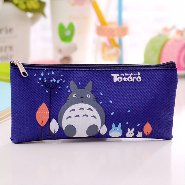 Bóp Bút Viết Vải In Hình Totoro