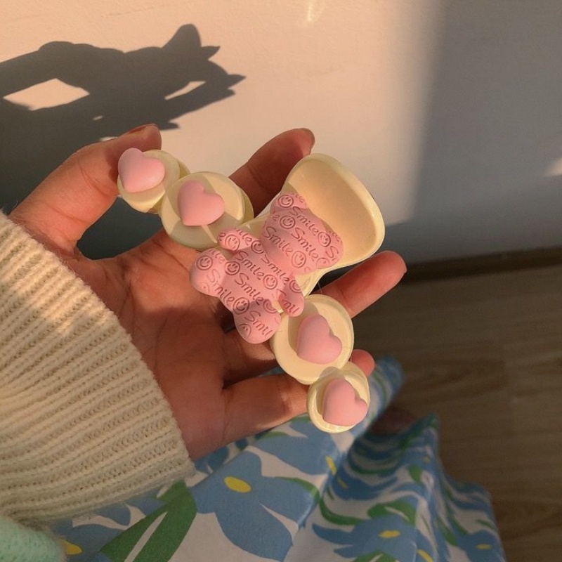 Kẹp tóc hình trái đào. gấu đáng yêu thời trang Hàn Quốc 2022