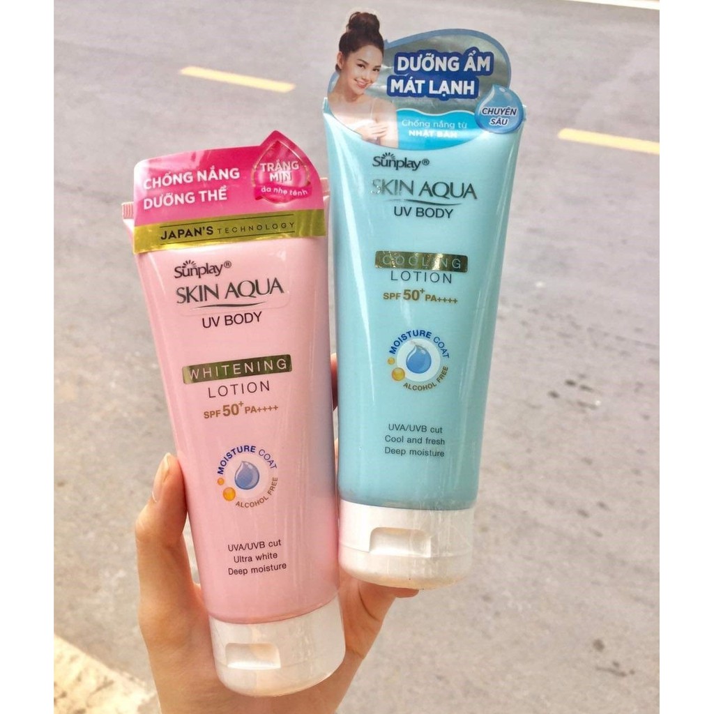 Kem Chống Nắng Dưỡng Thể Sunplay Skin Aqua UV Body Lotion SPF50+/PA++++ 150g