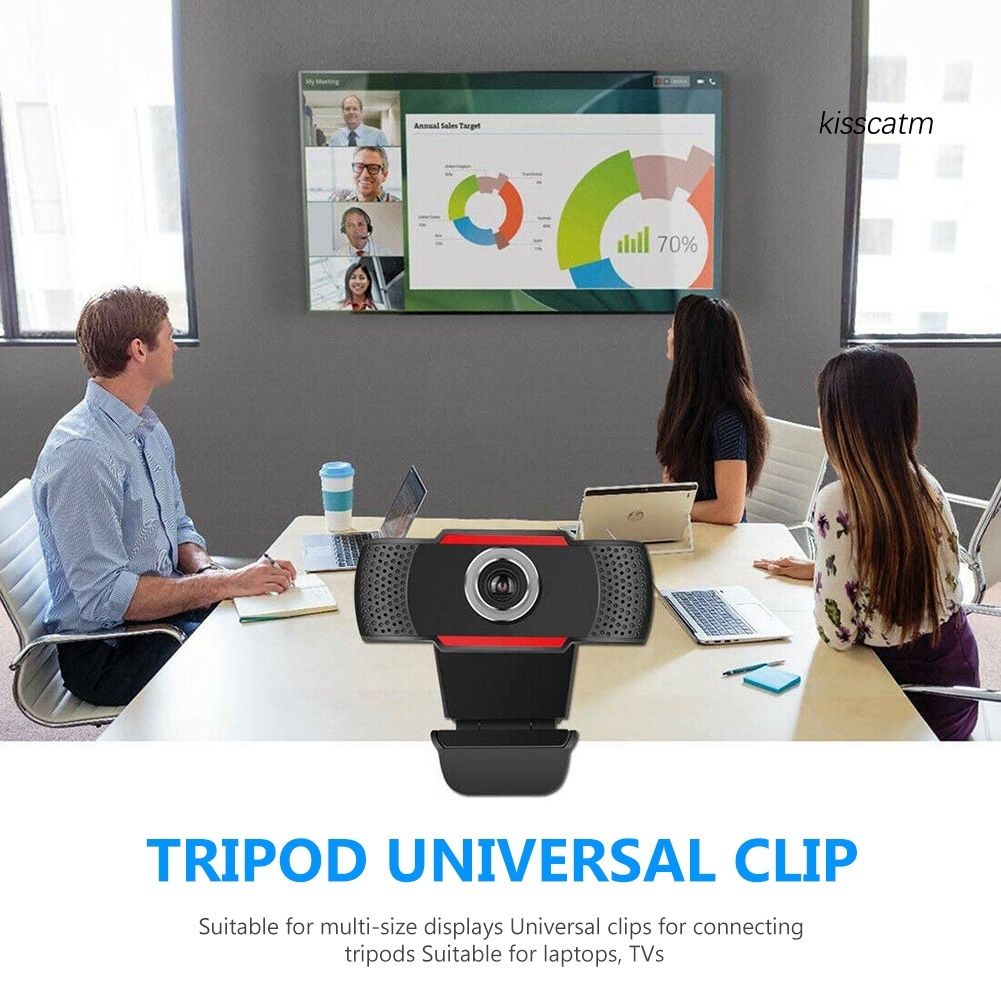 Webcam Kiss-Ws 480 / 720 / 1080p Usb 2.0 Kèm Micro Cho Máy Tính | BigBuy360 - bigbuy360.vn