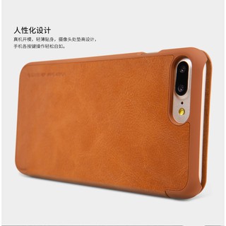 Bao da iPhone 7 Plus / 7s Plus Nillkin Qin PU Leather (ghi chú màu)