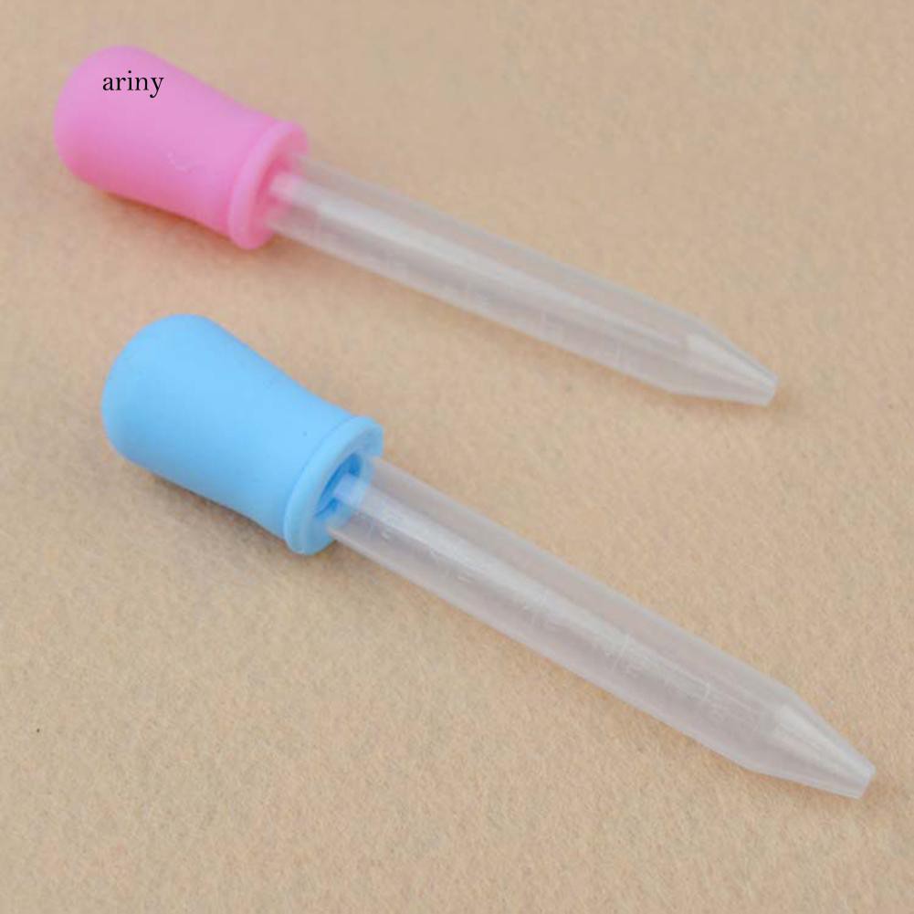 ★5ml Infant Baby Medicine Liquid Feeding Graduated Pipette Dropper Home Supply