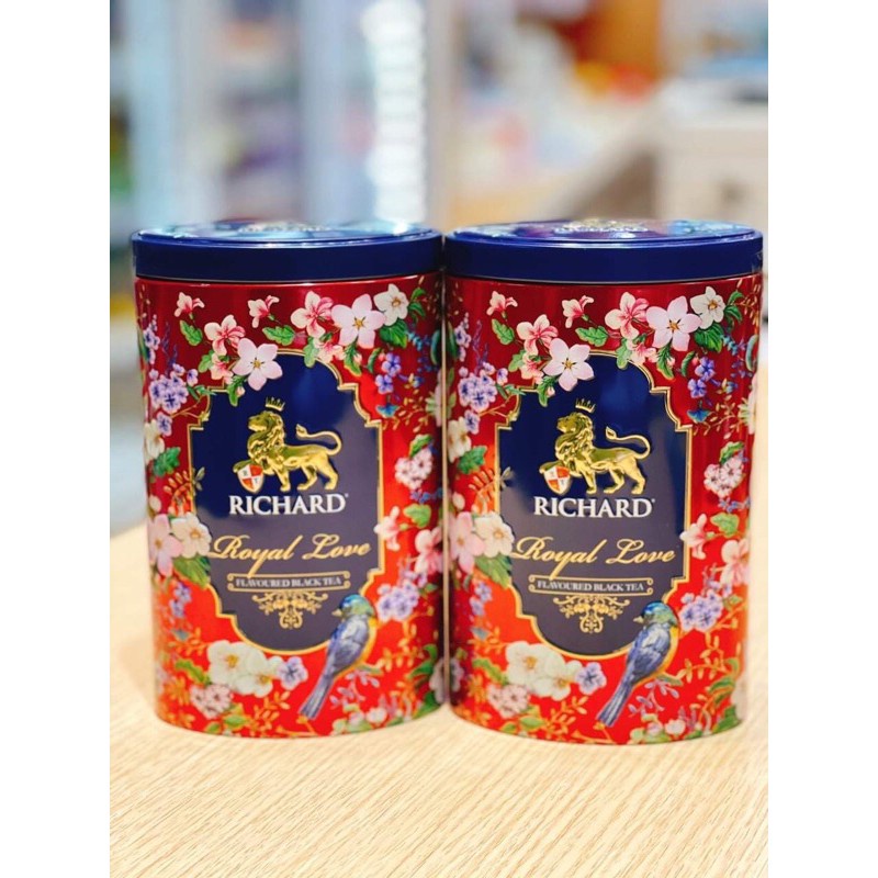 TRÀ ĐEN RICHARD ROYAL LOVE NGA HỘP THIẾC 80Gr
